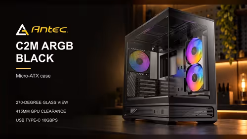 Guide to the Antec C2M ARGB 270-Degree Tempered Glass View