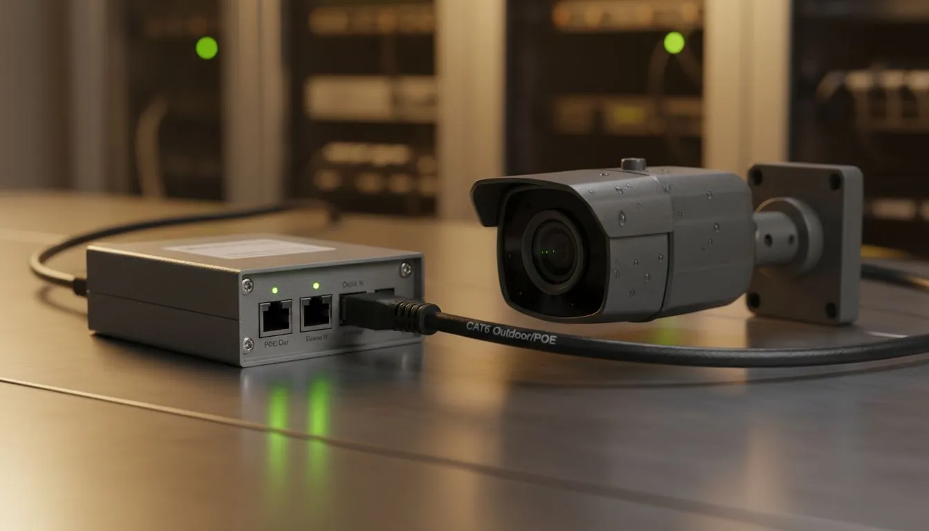 Simplify outdoor installs with PoE