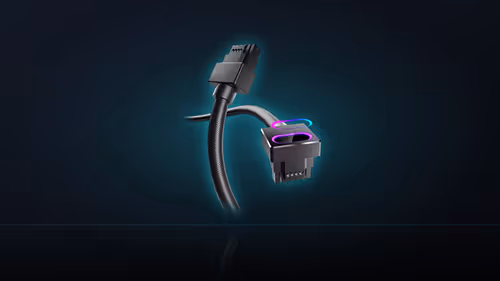 A lit modular cable or keeping the supplied lead: what changes and what does not
