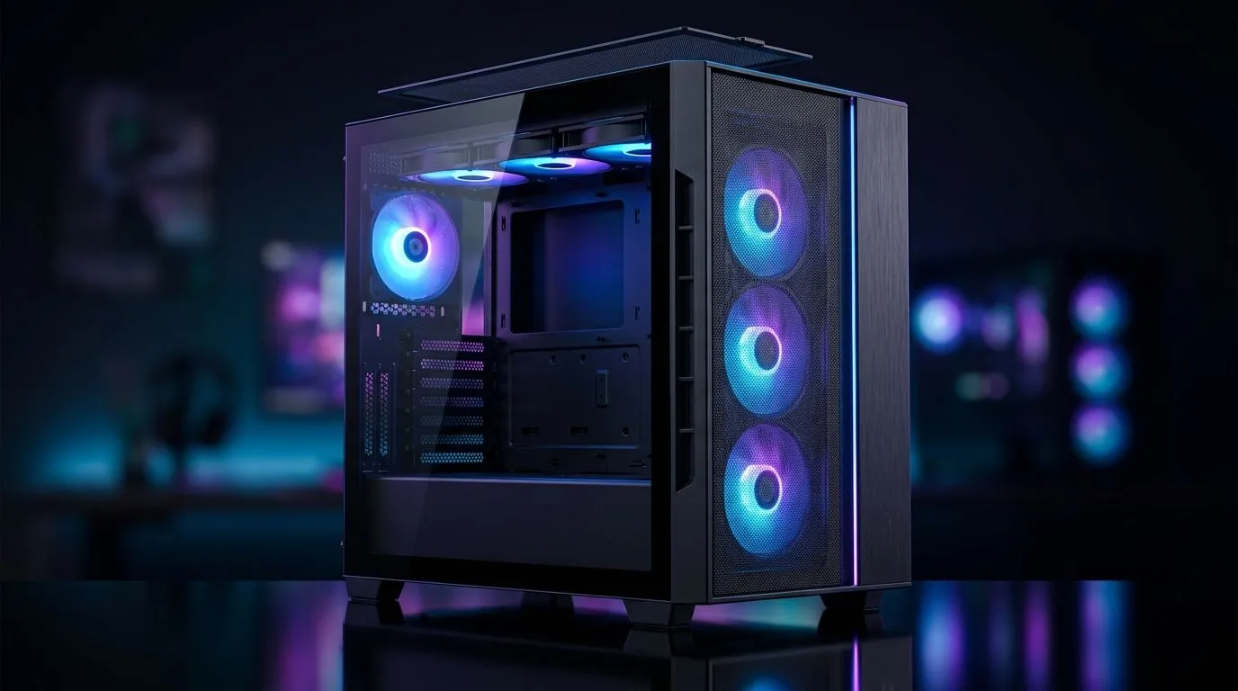 Choose an ARGB case that stays cool and clean