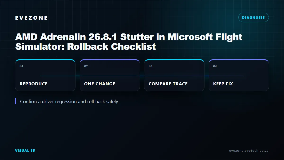 Adrenalin 26.8.1 Flight Simulator stutter decision map