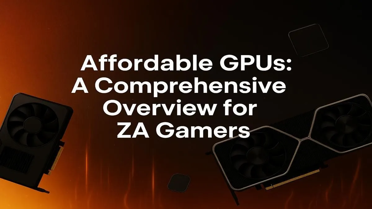 Top Budget GPUs for ZA Gamers