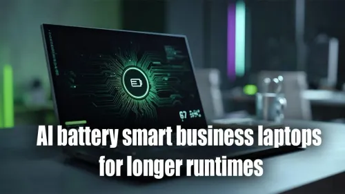 AI-Driven Laptop Power
