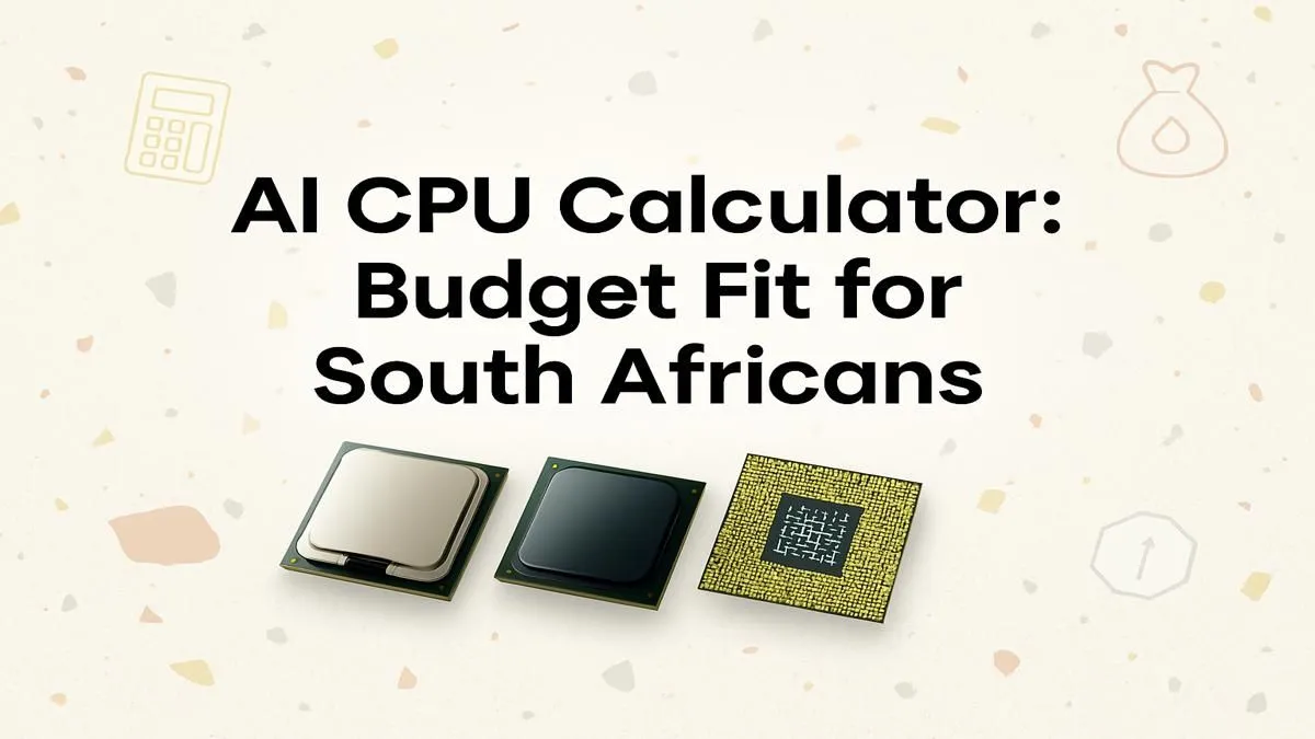 Budget AI CPUs for South Africans