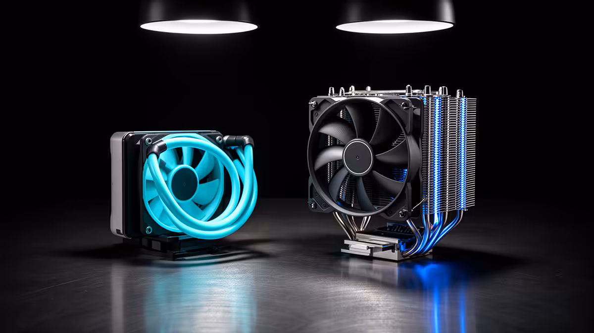 AIO vs Air: Sustained AI Workstation Cooling