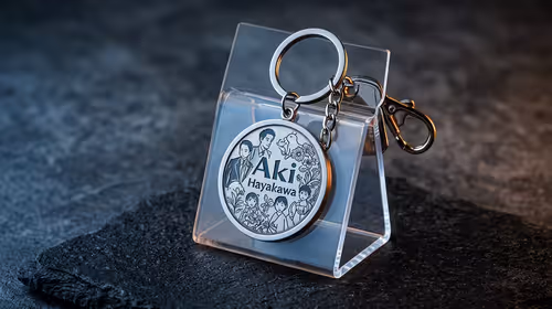 Aki Hayakawa Keychain Display: Show Off Your Merch in Style