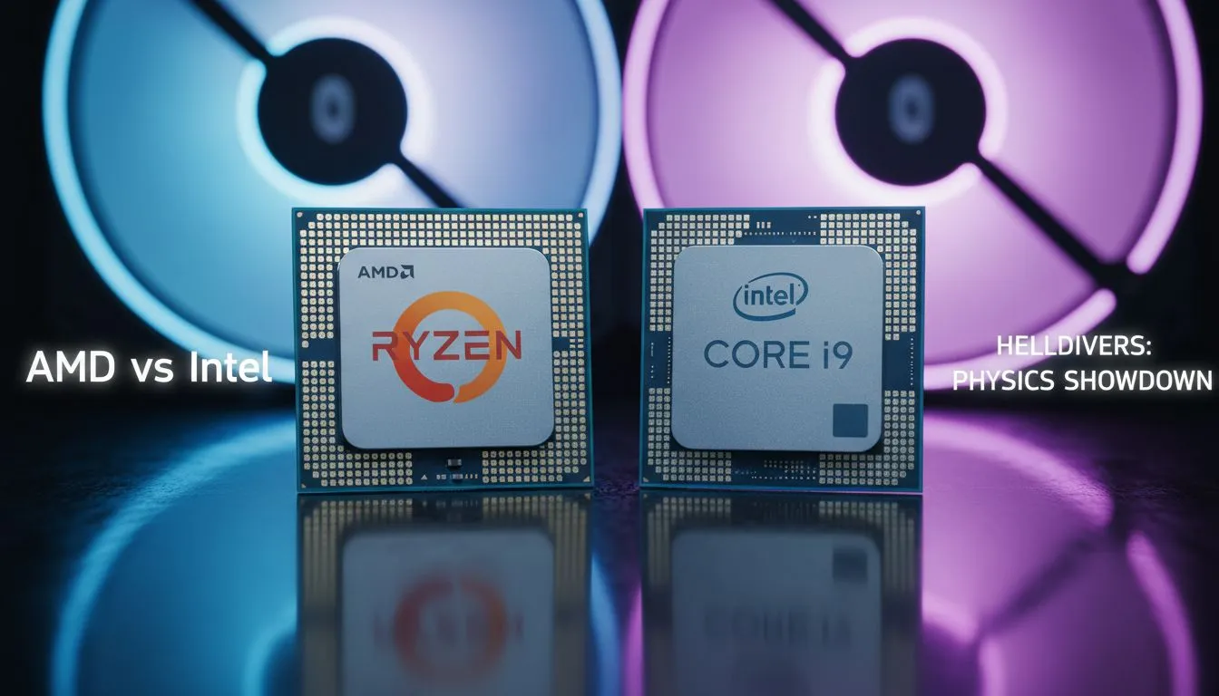 AMD vs Intel: Helldivers physics showdown