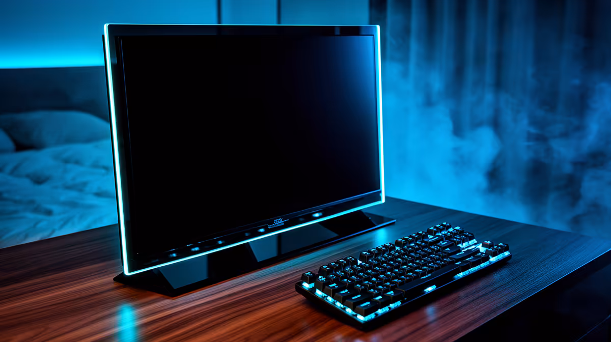 An OLED Gaming Monitor for Gaming or for a Bedroom Gaming