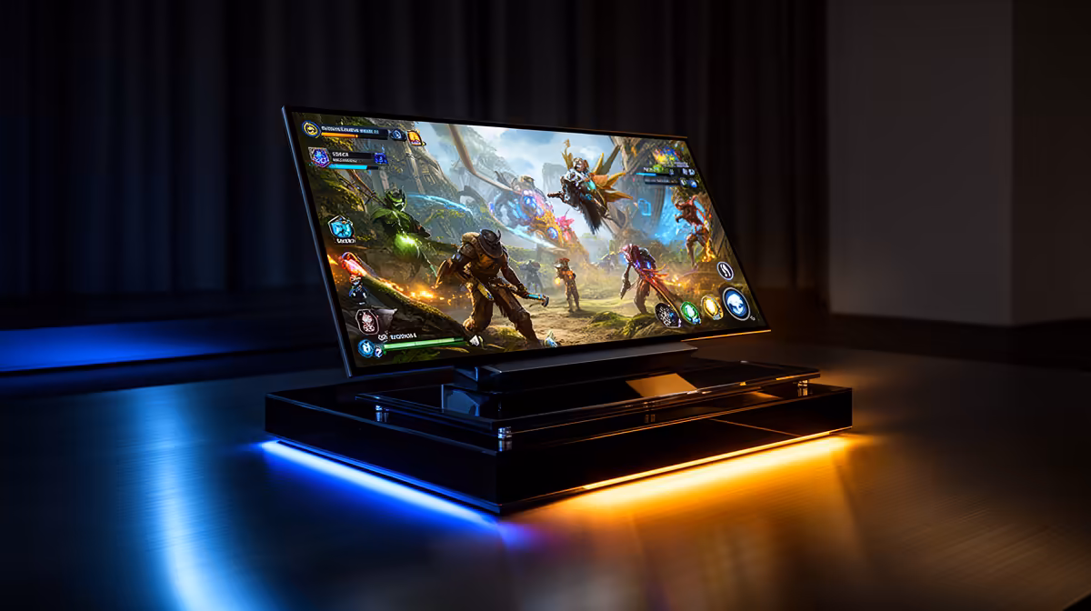 An OLED Gaming Monitor for Gaming or for Attending Zoom