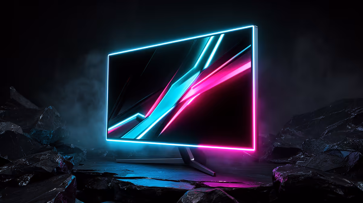 An OLED Gaming Monitor for Gaming or for Learning to Code: