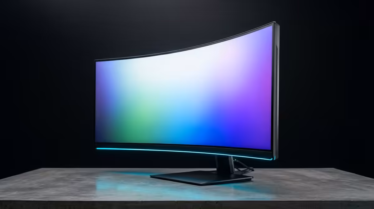 An Ultrawide Monitor for Gaming or for Point-of-sale
