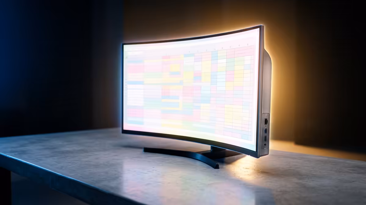 An Ultrawide Monitor for Gaming or for Running Pastel
