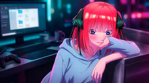 Anime Figure Desk Setup: Personalize with Nino Nakano