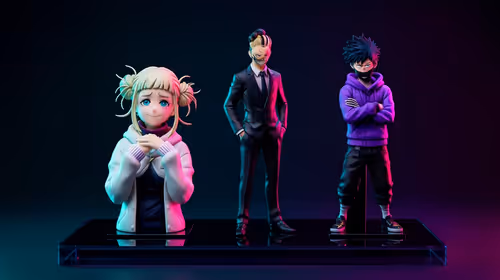 Anime Figure Display Ideas for Toga, Shigaraki & Dabi