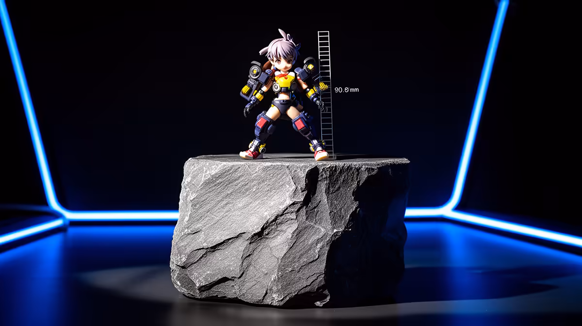 Anime Figure Height vs Scale: PLA printability checks