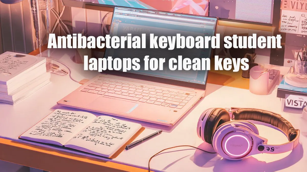 Student Laptop Keyboards Disinfected Effortlessly