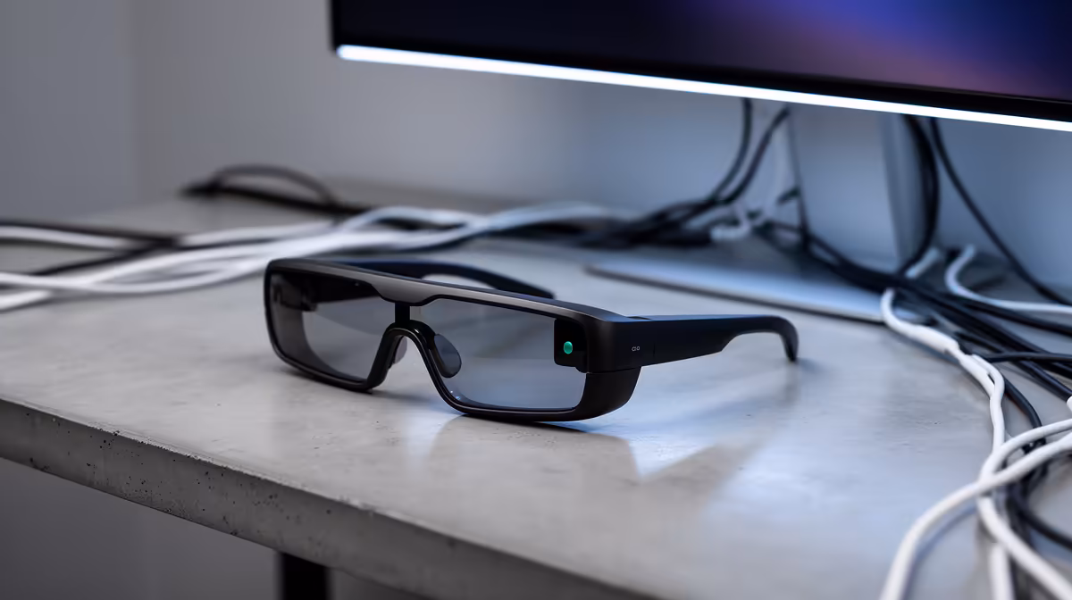 AR Glasses for clean cable-managed setups buying signals