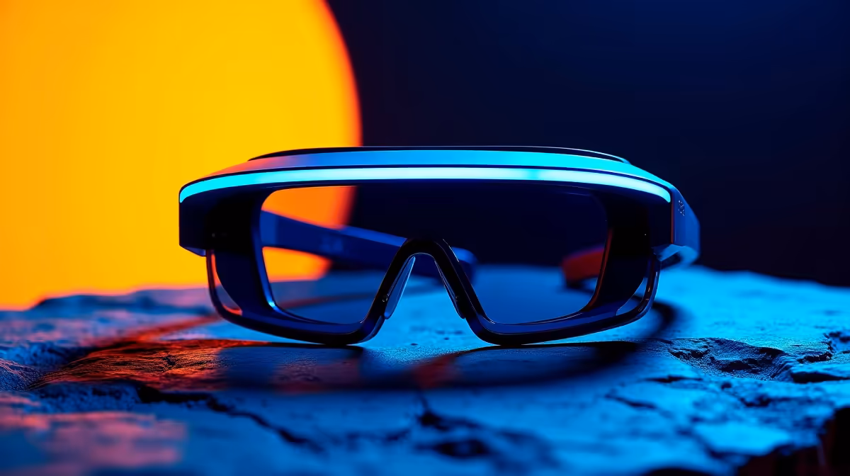 AR Glasses for portable gaming while buying signals