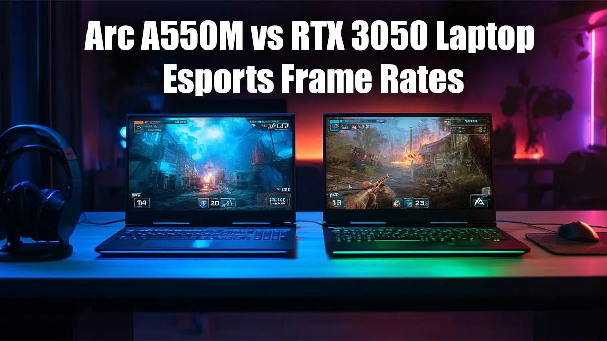 GPU Battle: Arc A550M vs RTX 3050