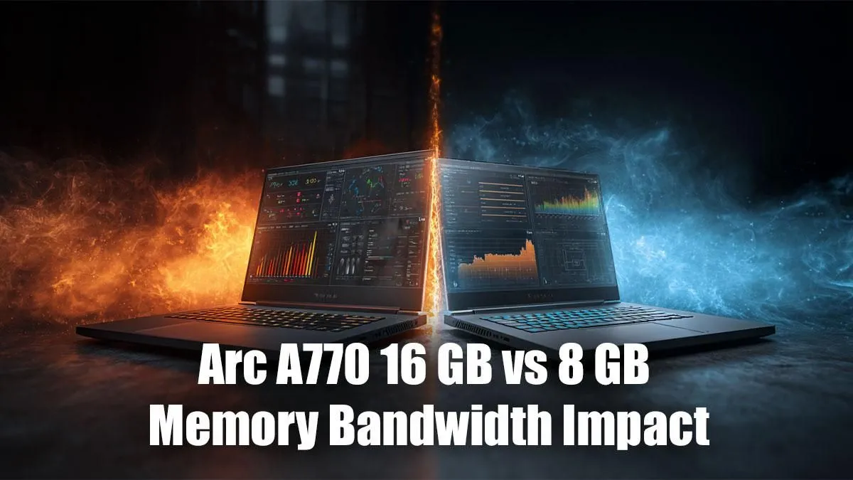 16 GB vs 8 GB: A770 Performance