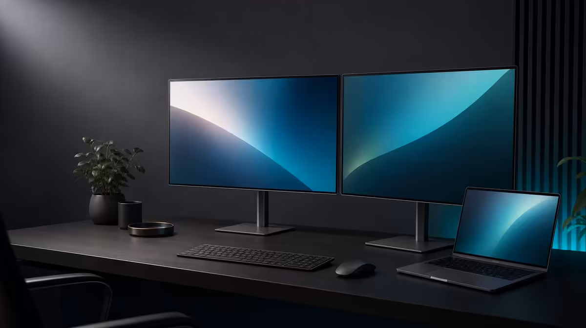 They work when desk space and daily tasks justify two panels