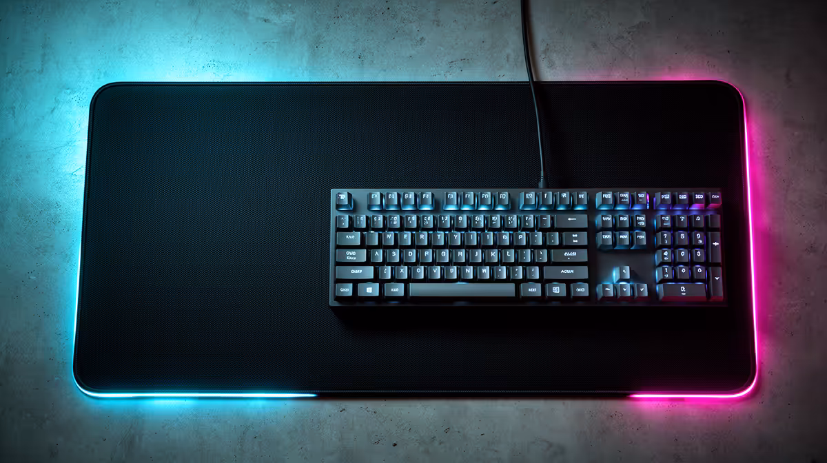 Large Gaming Mousepads Practical: surface and base grip