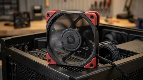Shock-Absorbing Rubber Pads for PC Fan Noise and Vibration