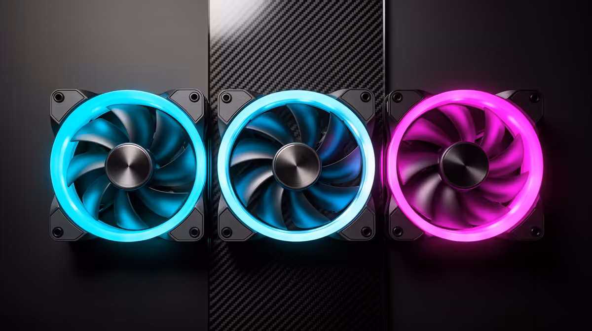 ARGB Case Fans, Tempered Glass and Cooling Support -