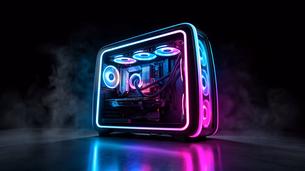 ARGB Under-Case Lighting and Curved Tempered Glass