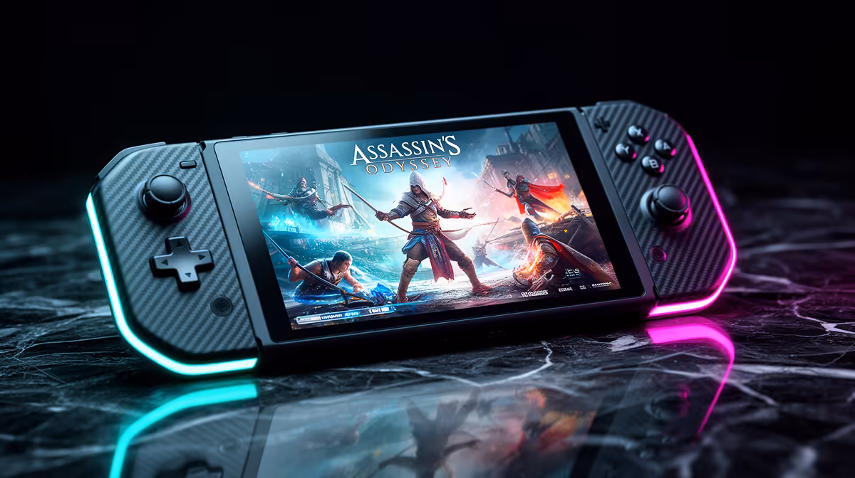 Assassin's Creed Odyssey on the ROG Ally X buying signals