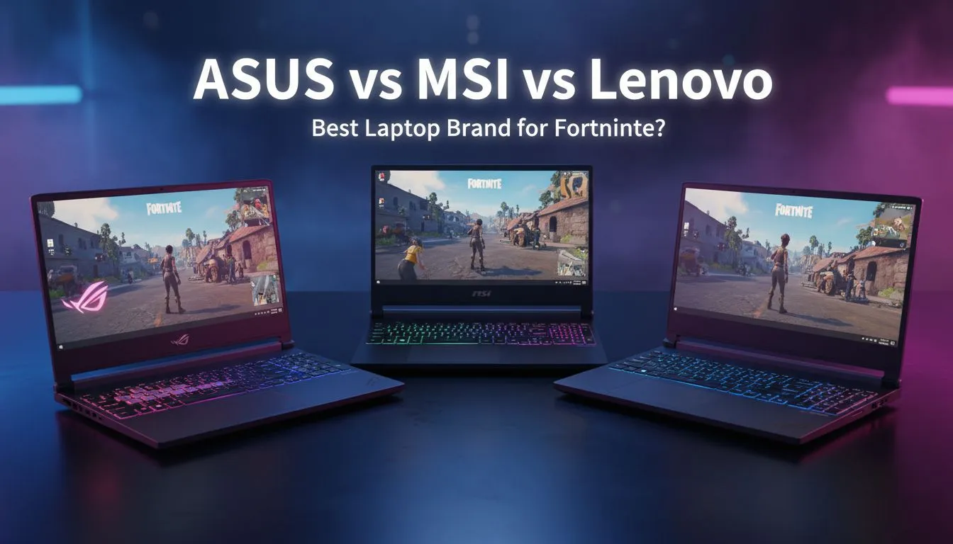 Best Fortnite Laptop: ASUS, MSI, Lenovo
