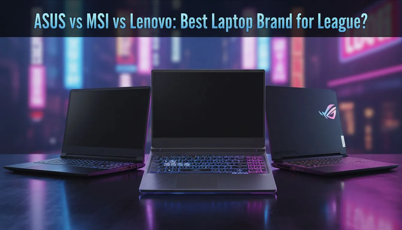 ASUS vs MSI vs Lenovo for League