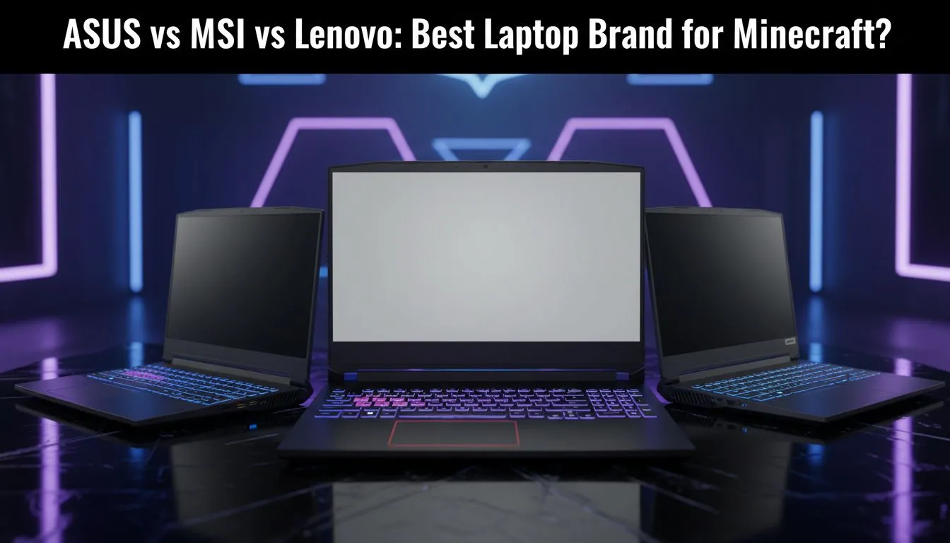 Best Minecraft Laptop: ASUS, MSI, Lenovo