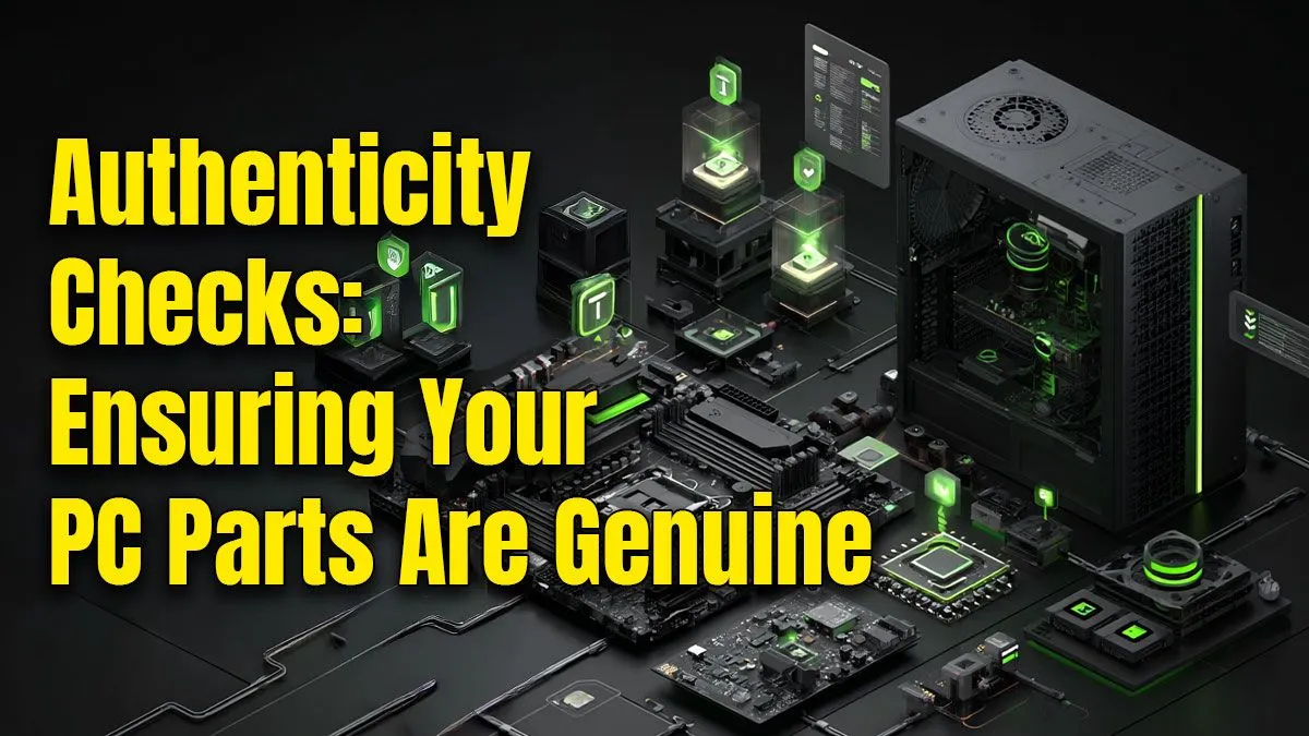 Fake PC Parts: Authenticity Checks to Verify Genuine