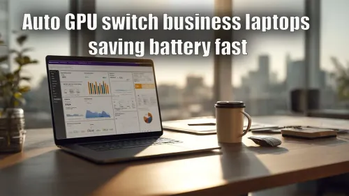 Gpu Saving How Smart Graphics Switching Works