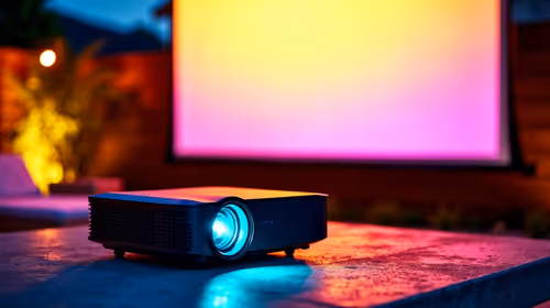 Backyard Projector Setup for Outdoor Movie Nights