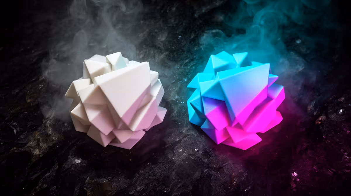 Bambu Matte vs Gradient PLA Finish Compared