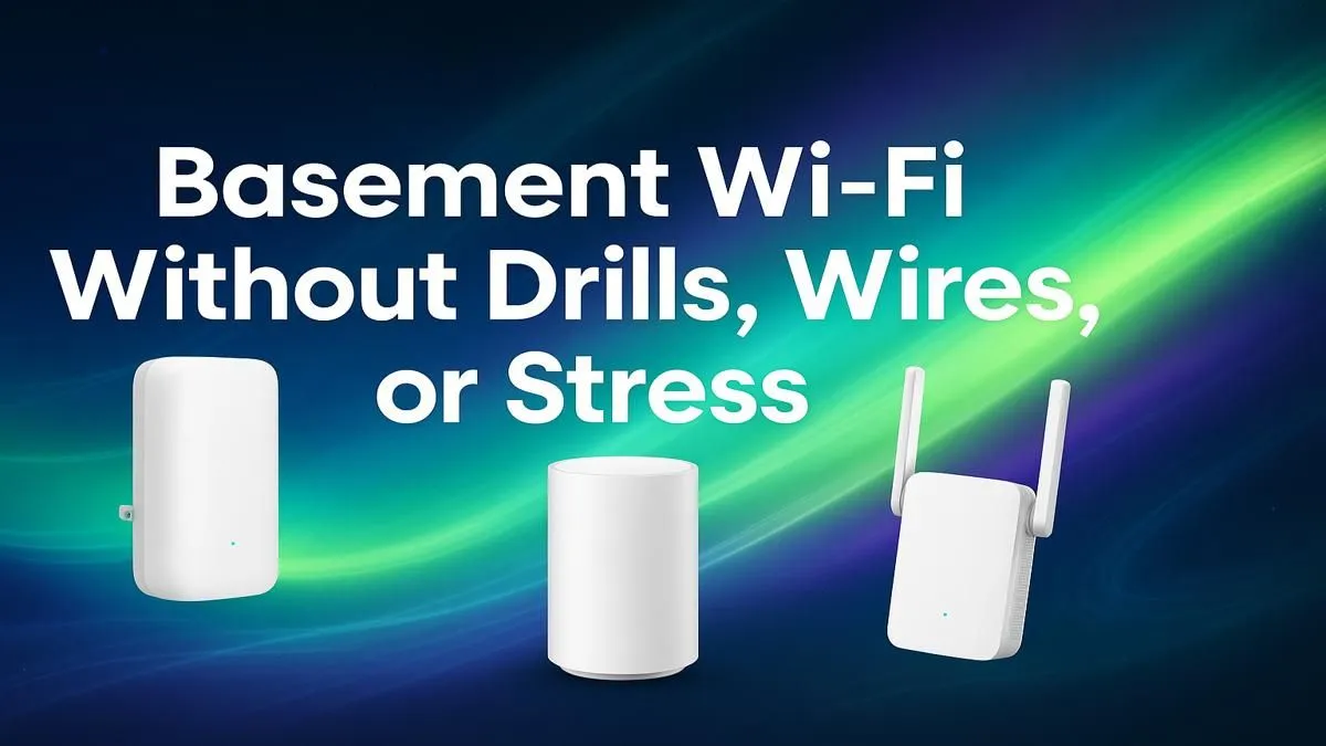 Strong Wi-Fi in Your Basement (Zero Drilling)