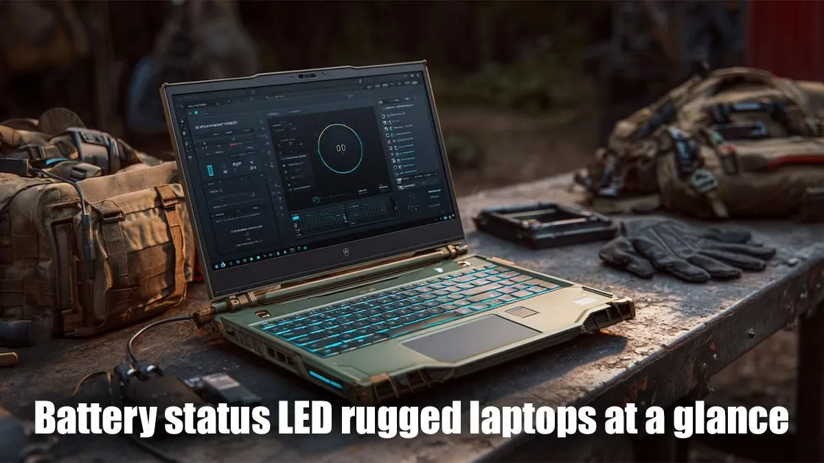 Rugged Laptop Battery Indicator Guide