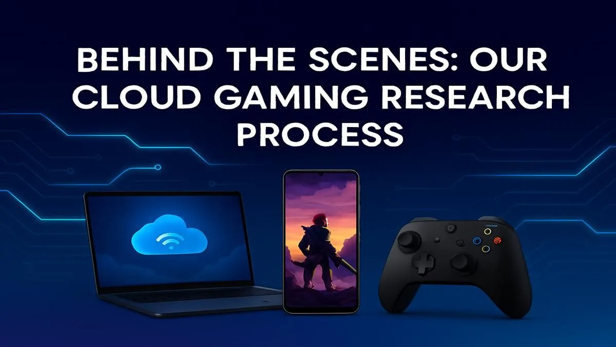 Our Cloud Gaming Test Method