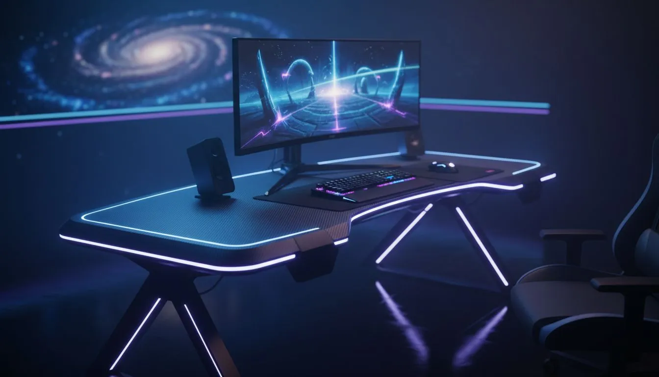 Ergonomic Curved Gaming Desk Benefits