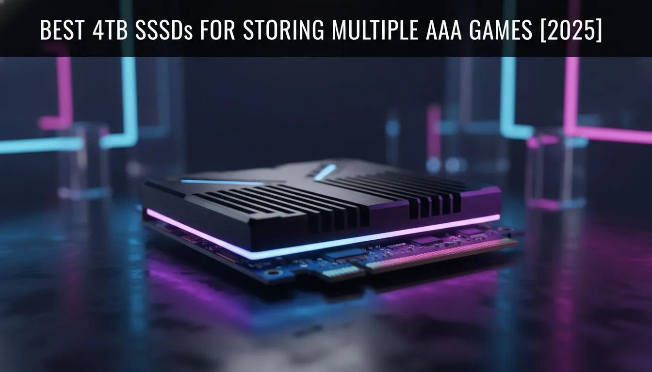 Top 4TB SSD Picks for AAA Games