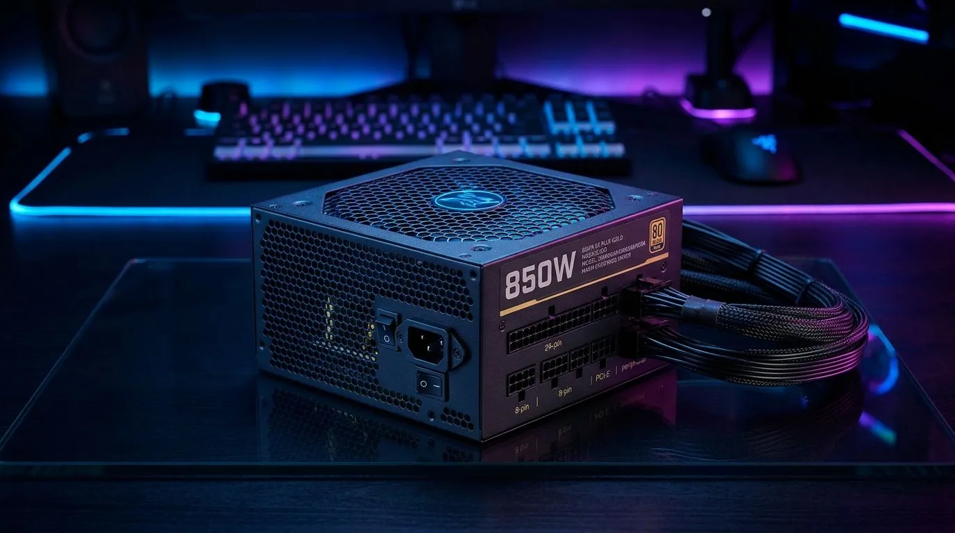 850W PSU features that keep FPS stable