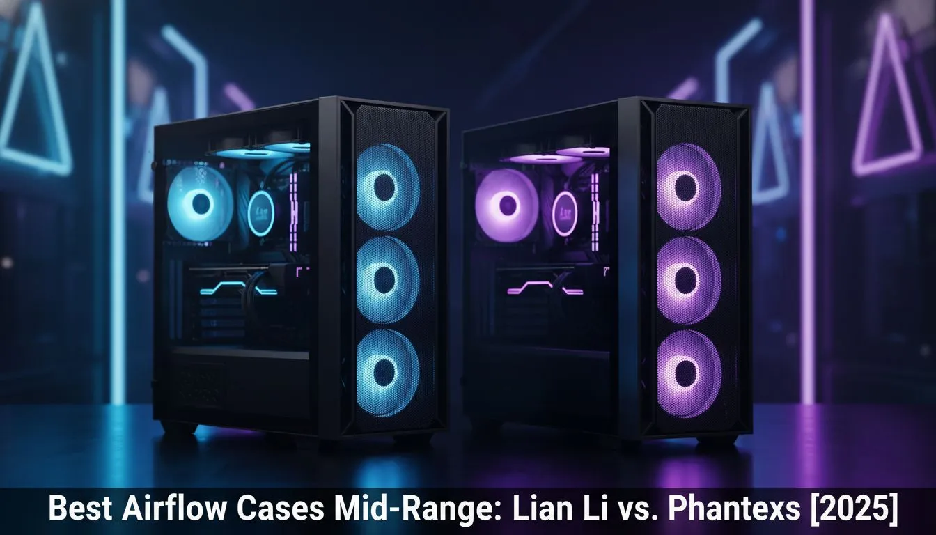 Airflow Mid-Range Cases: Lian Li vs Phanteks