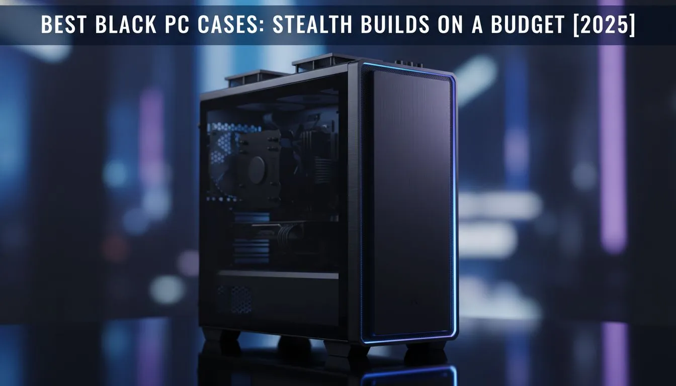 Stealth black PC cases on a budget