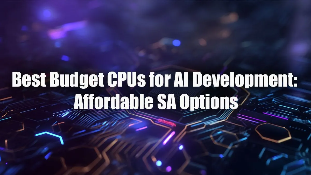 Affordable AI Processors