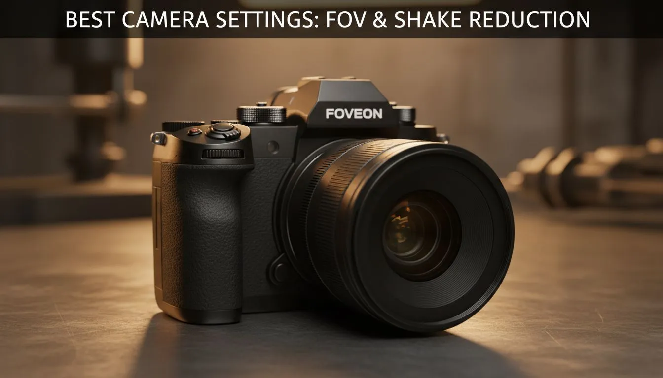 Camera FOV & Shake Reduction Tips