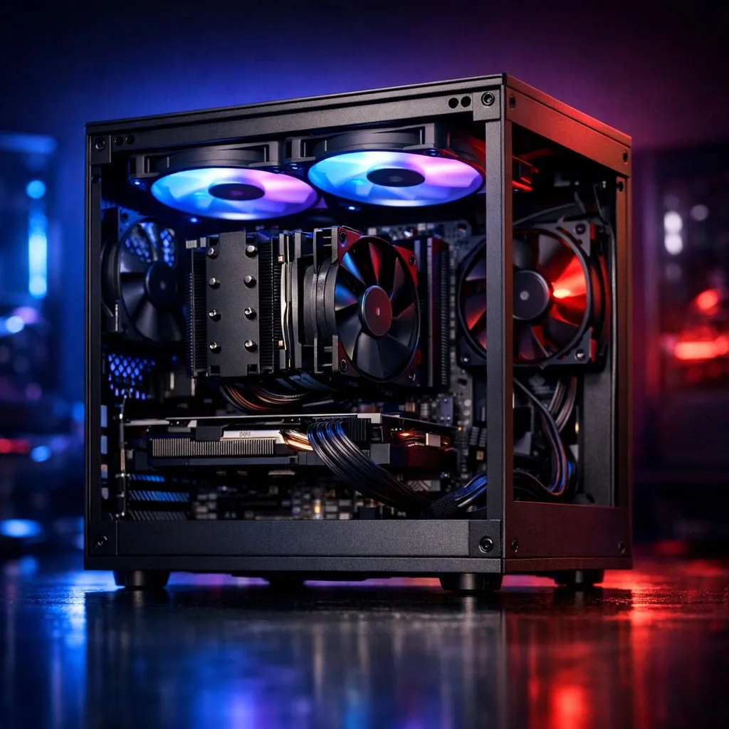 Optimize fans in small ATX cases