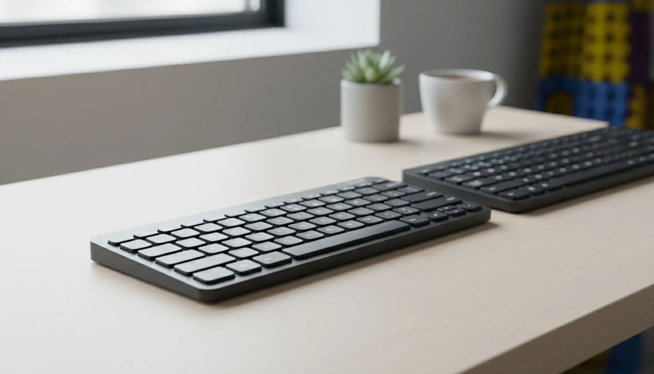 MX Keys Mini vs Full-Size on Small Desks