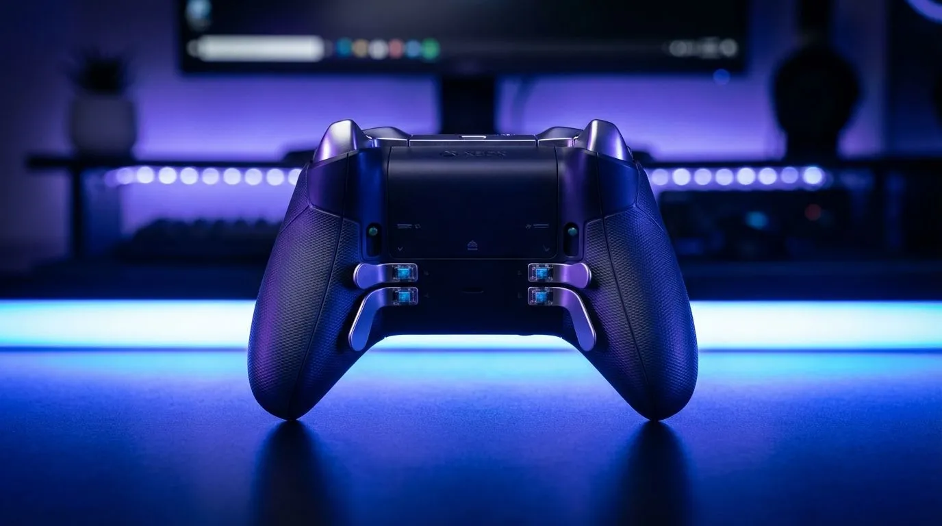 Top paddle & back-button controllers